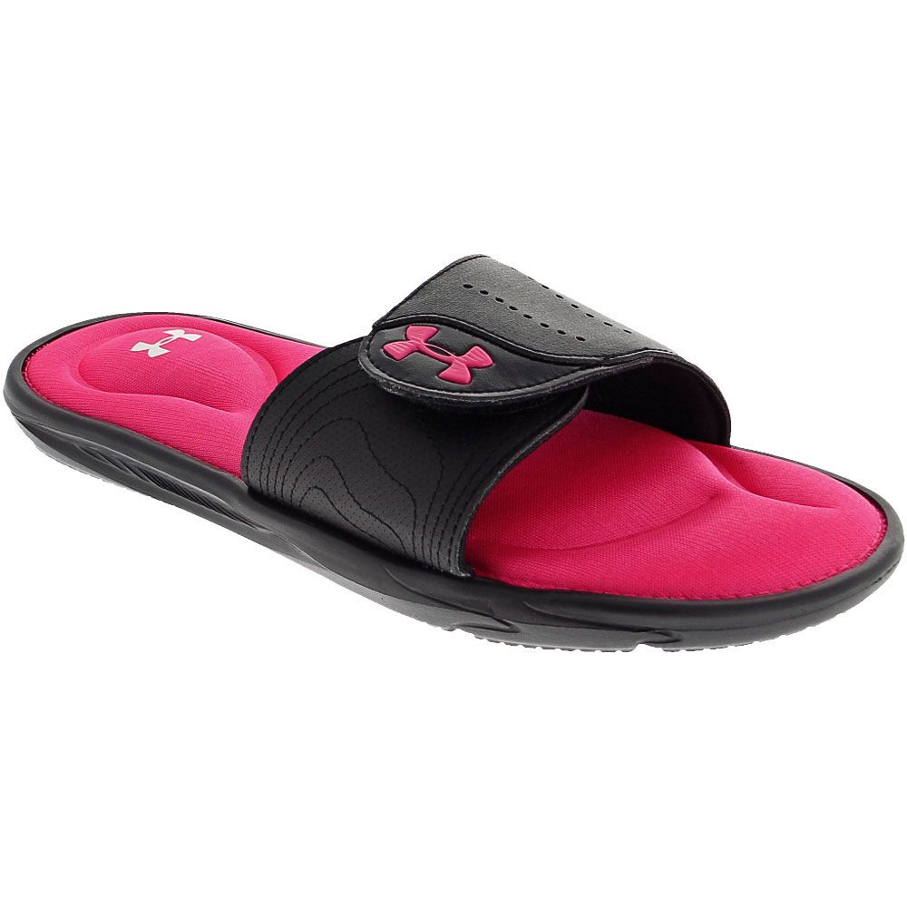 Under Armour Ignite 9 Sl Slide Sandals - Womens Black Pink