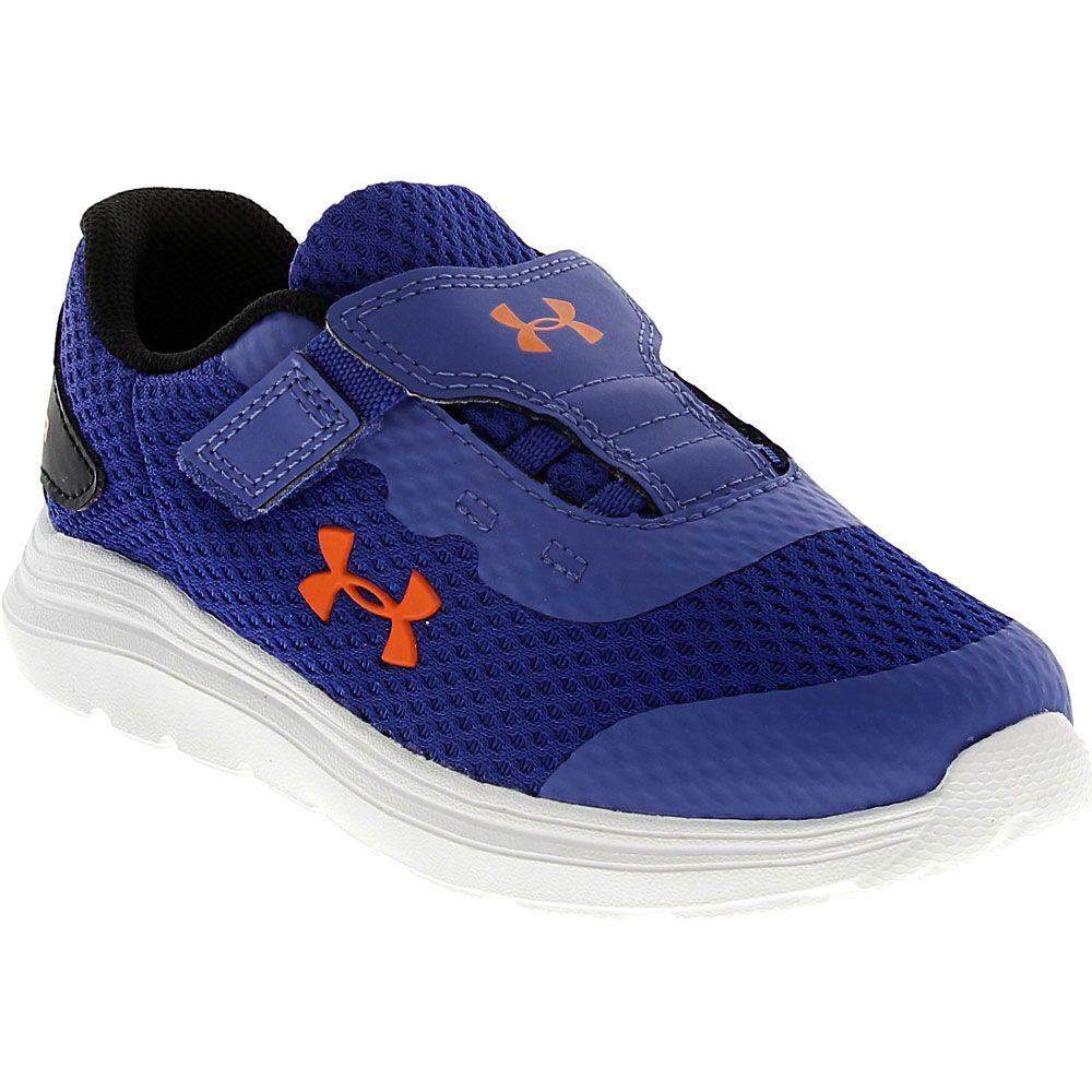 Under Armour Surge 2 Ac Rn Athletic Shoes - Baby Toddler Blue White Orange
