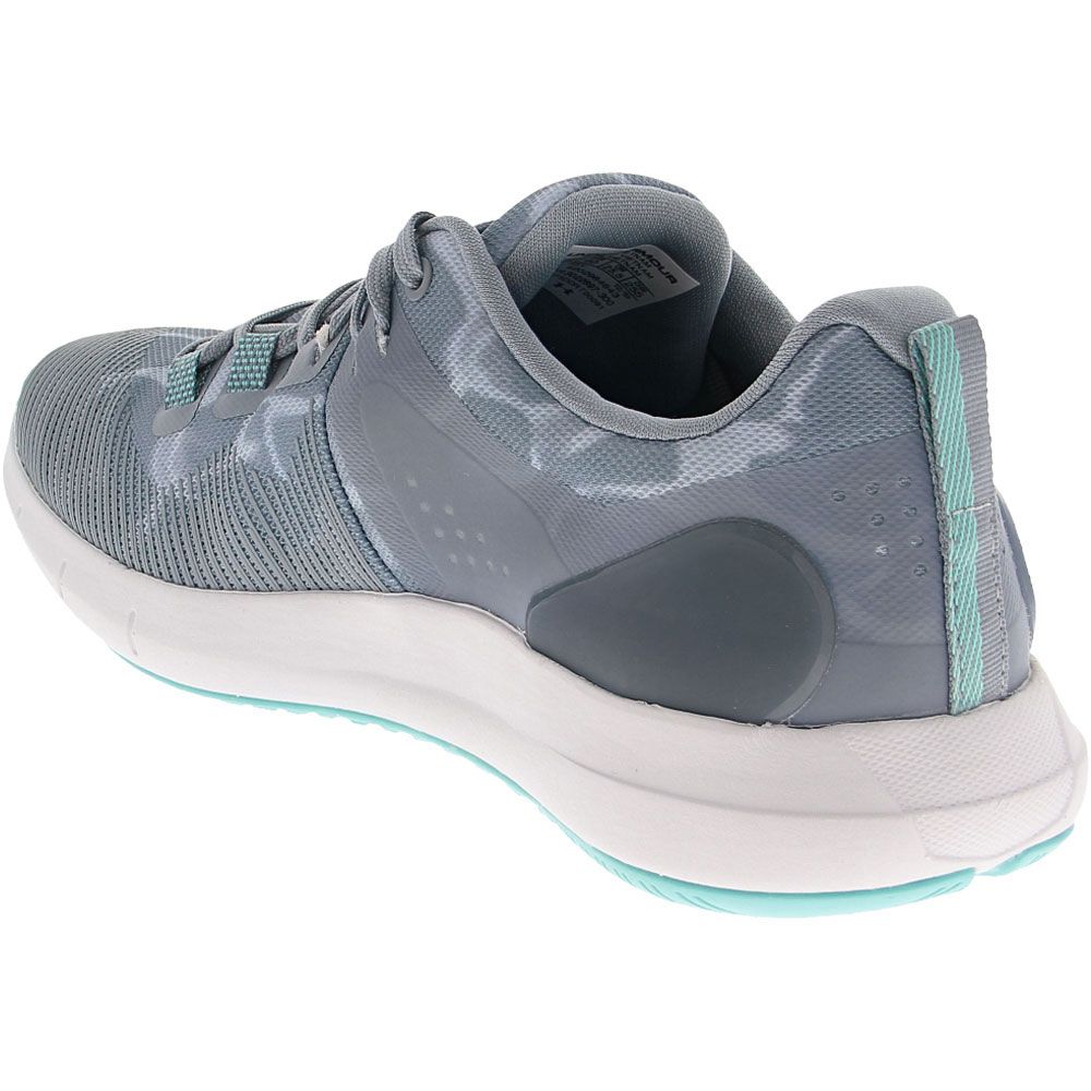 Under Armour Hovr Rise Printed Training Shoes - Womens Blue Blue Back View