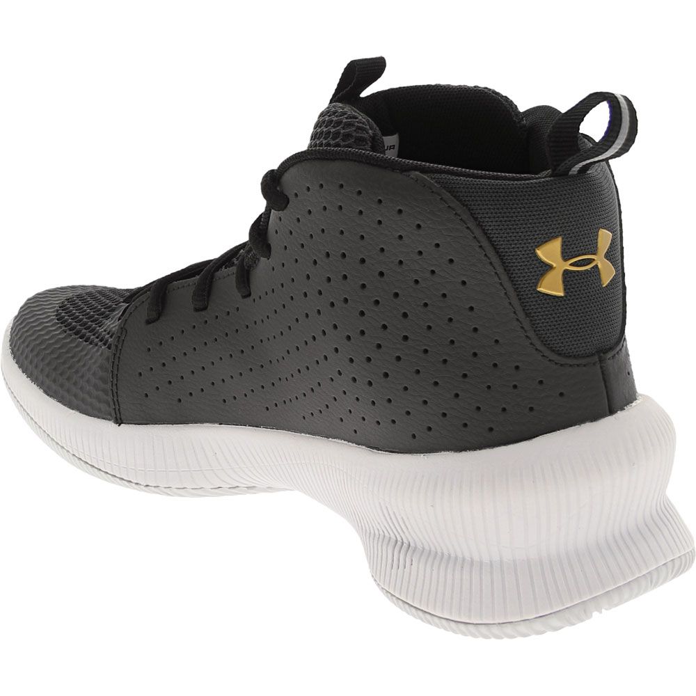 Under Armour Jet Basketball Shoes - Womens Grey Back View