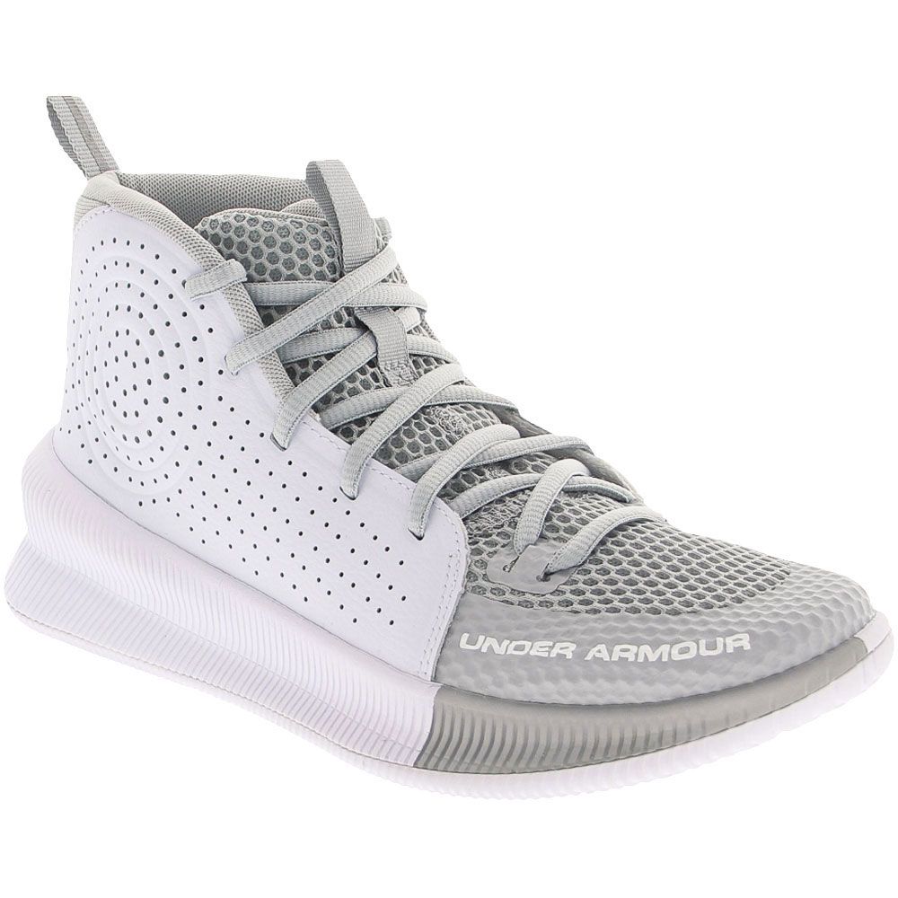Under Armour Jet Basketball Shoes - Womens White Grey