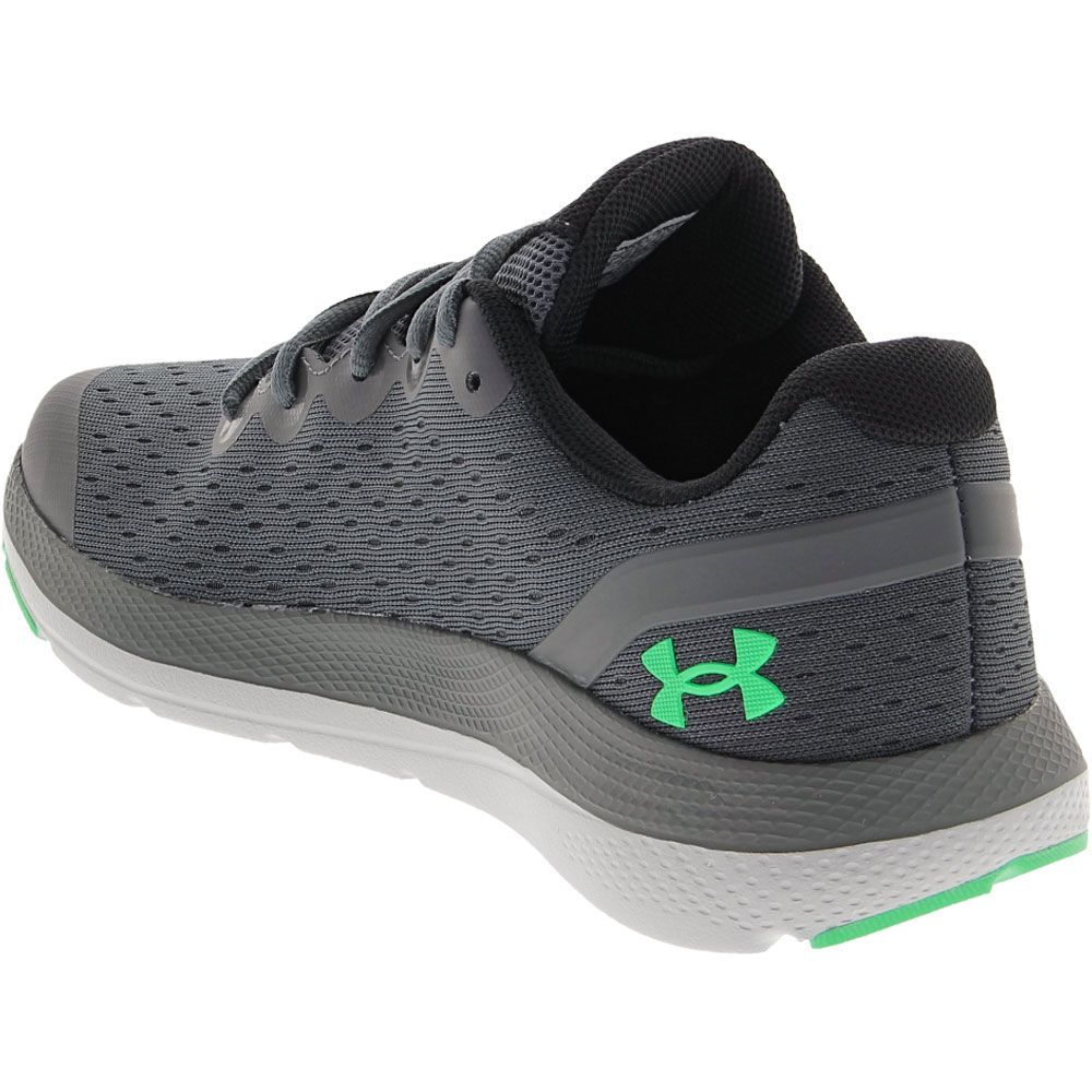 Under Armour Charged Impulse Running - Girls Grey Purple Back View
