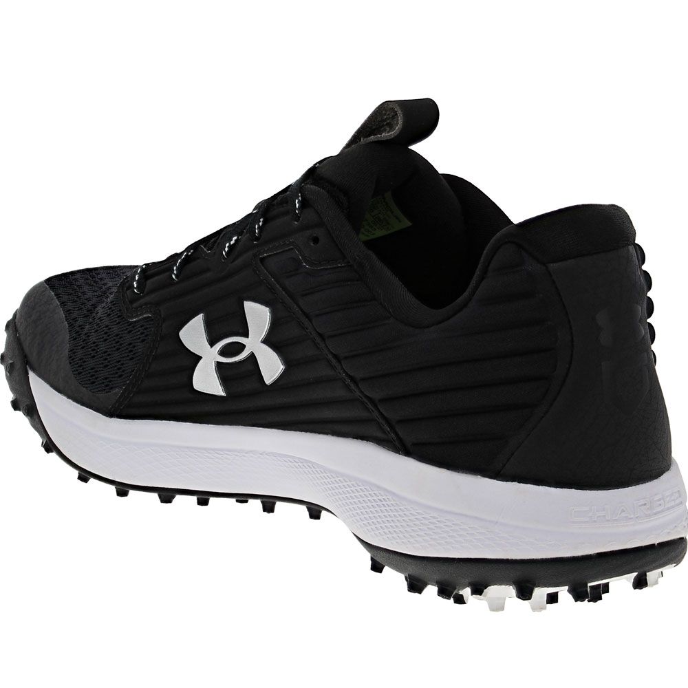 Under Armour Yard Turf Training Shoes - Mens Black Back View