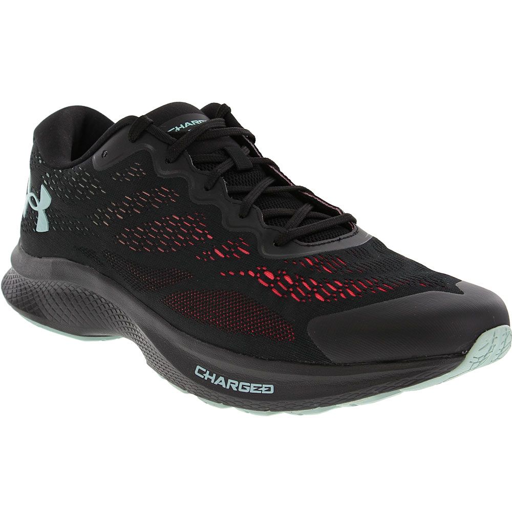 Under Armour Charged Bandit 6 Running Shoes - Mens Black Enamel