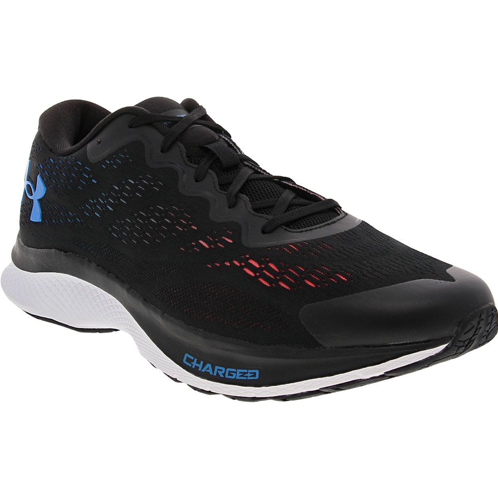 Under Armour Charged Bandit 6 Running Shoes - Mens Black Coral