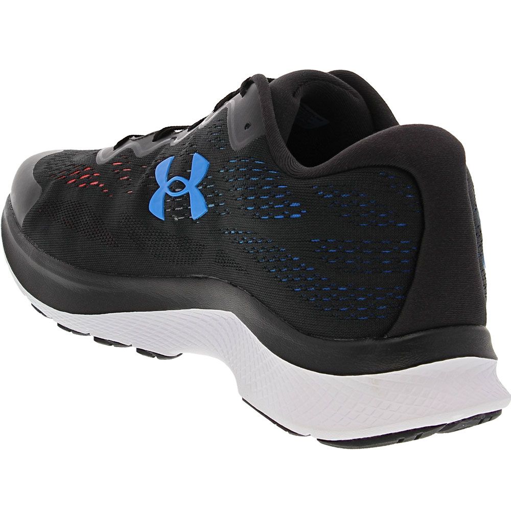 Under Armour Charged Bandit 6 Running Shoes - Mens Black Coral Back View