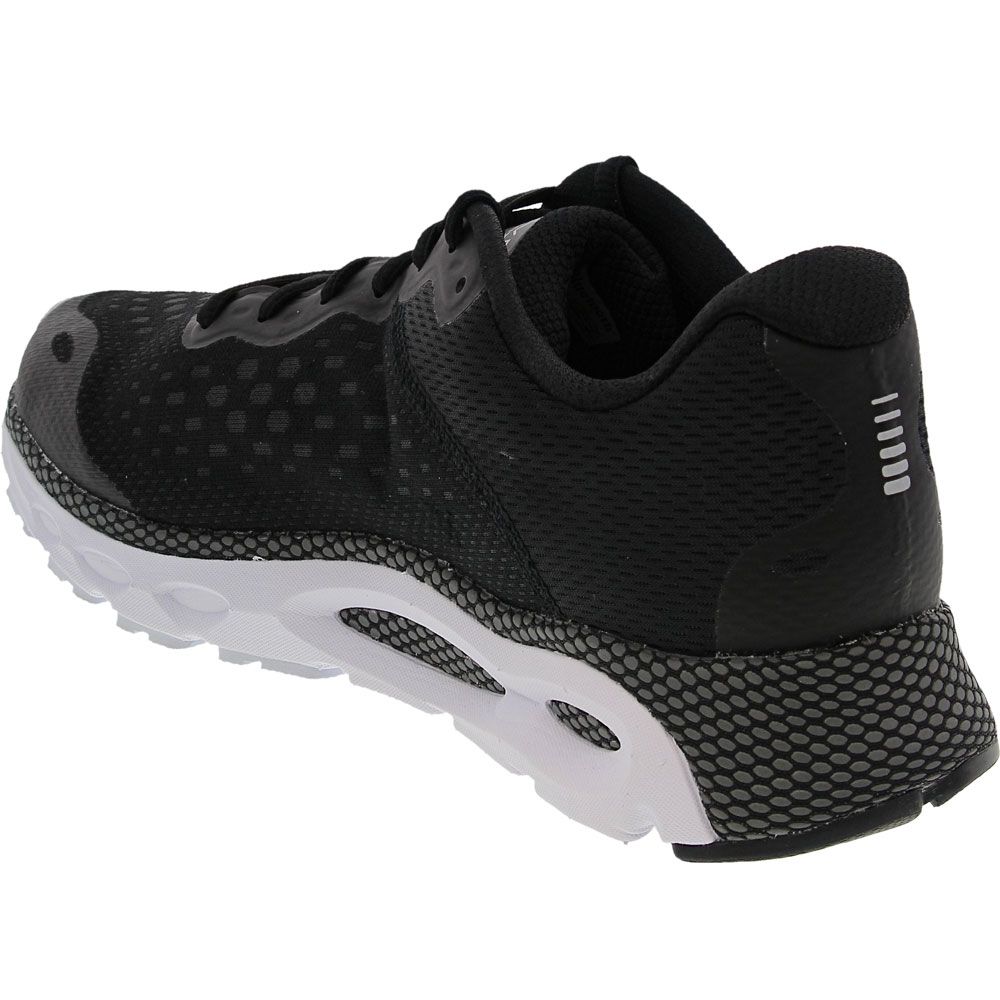 Under Armour Hovr Infinite 3 Running Shoes - Mens Black White Back View