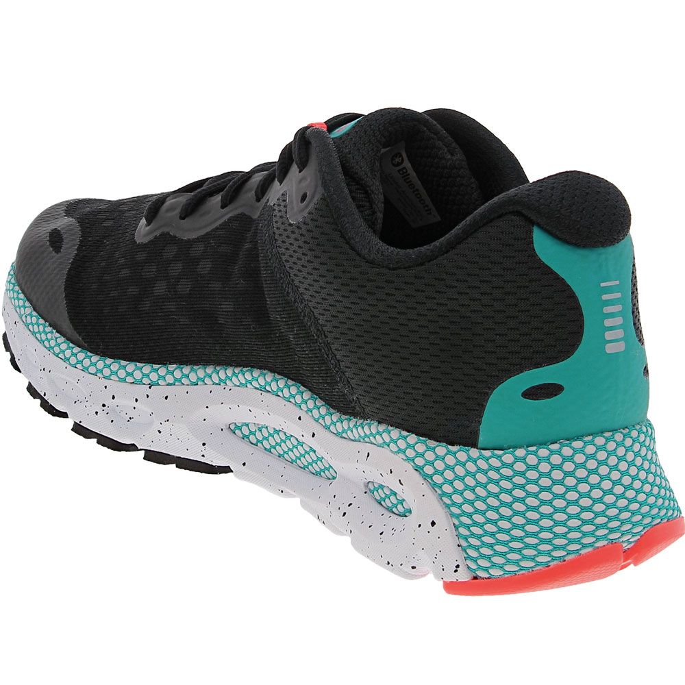 Under Armour Hovr Infinite 3 Running Shoes - Mens Black Blue Back View