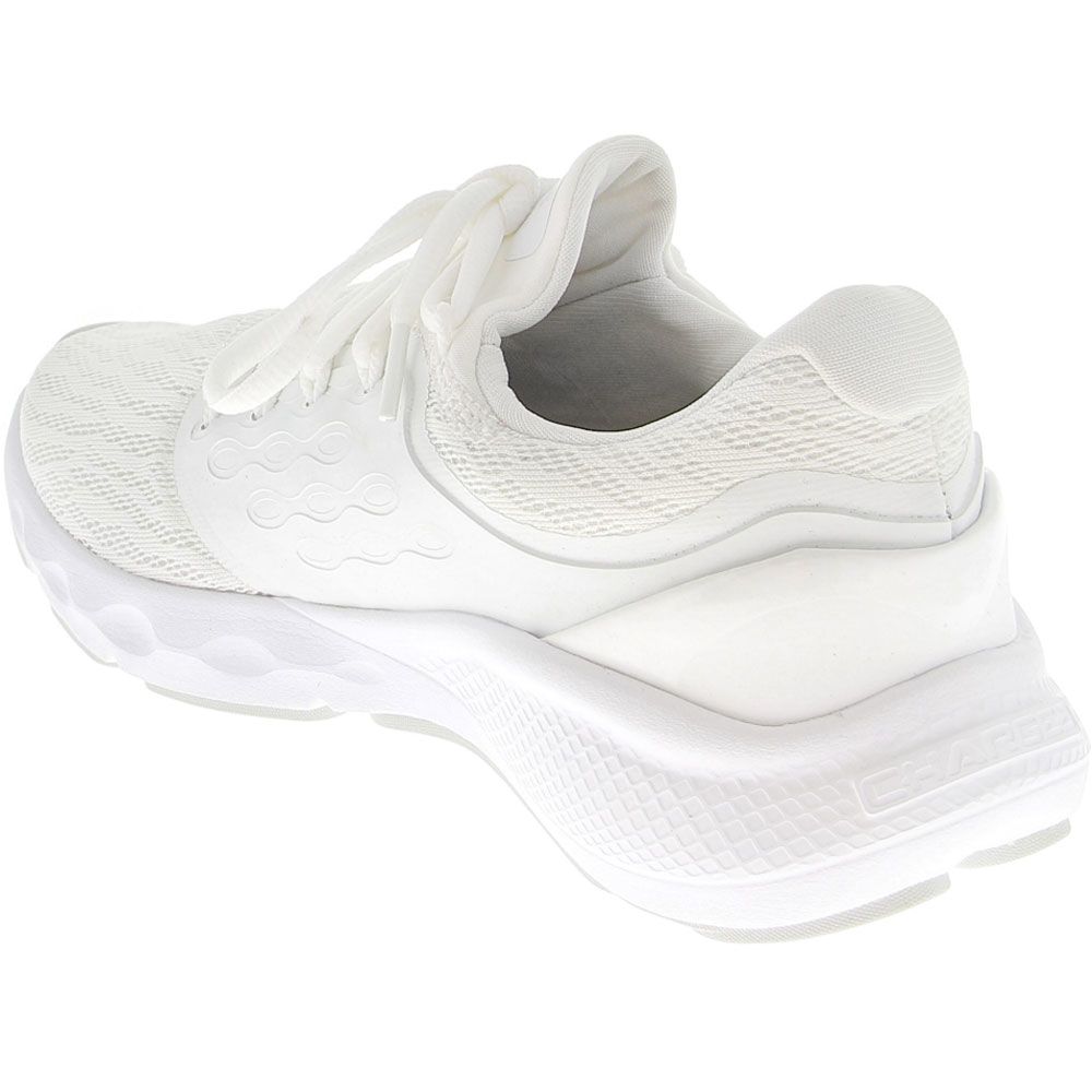 Under Armour Charged Vantage Running Shoes - Womens White Back View