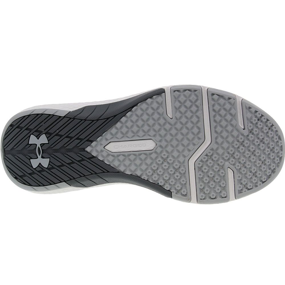 Under Armour Charged Commit TR 3 Training Shoes - Mens Black White Sole View