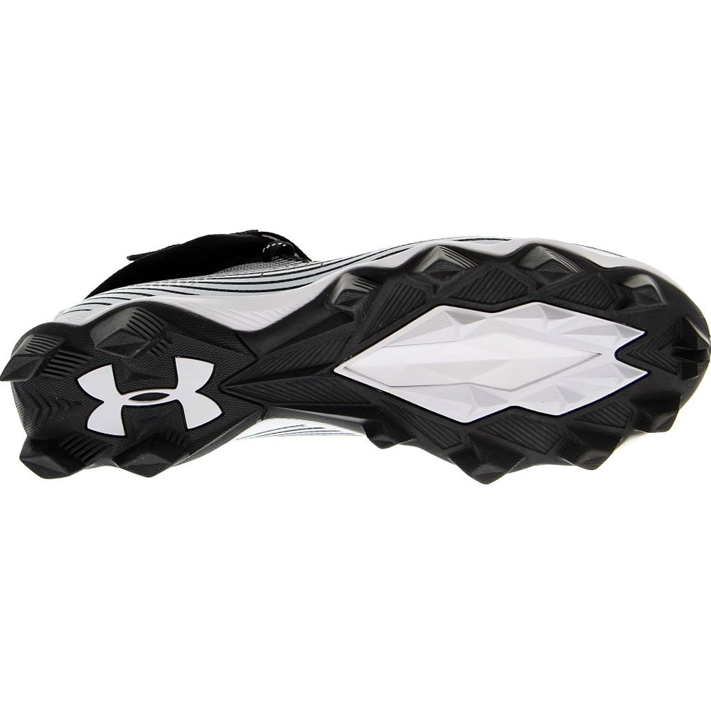 Under Armour Highlight Franchise Football Cleats - Mens Black Sole View