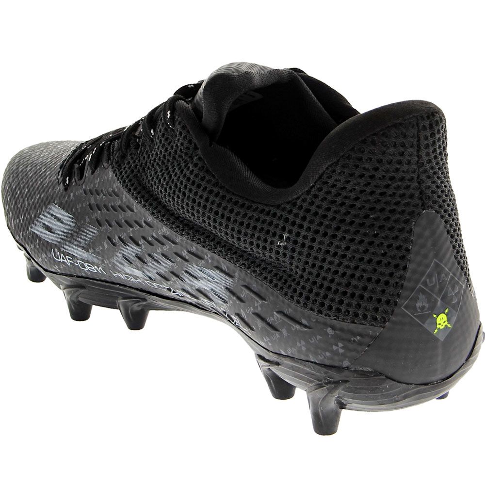 Under Armour Blur Select MC Mens Football Cleats Black Back View