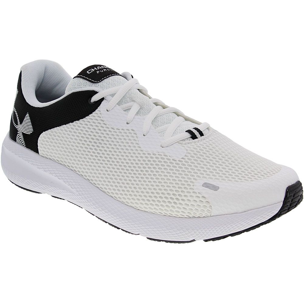 Under Armour Charged Pursuit 2 Bl Running Shoes - Mens White Black