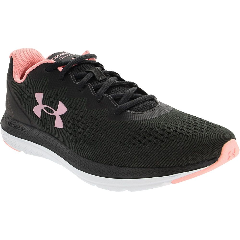 Under Armour Charged Impulse 2 Running Shoes - Womens Grey Red Black