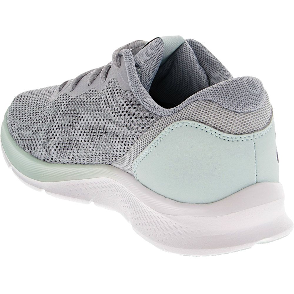 Under Armour Shadow Running Shoes - Womens Mod Gray Back View