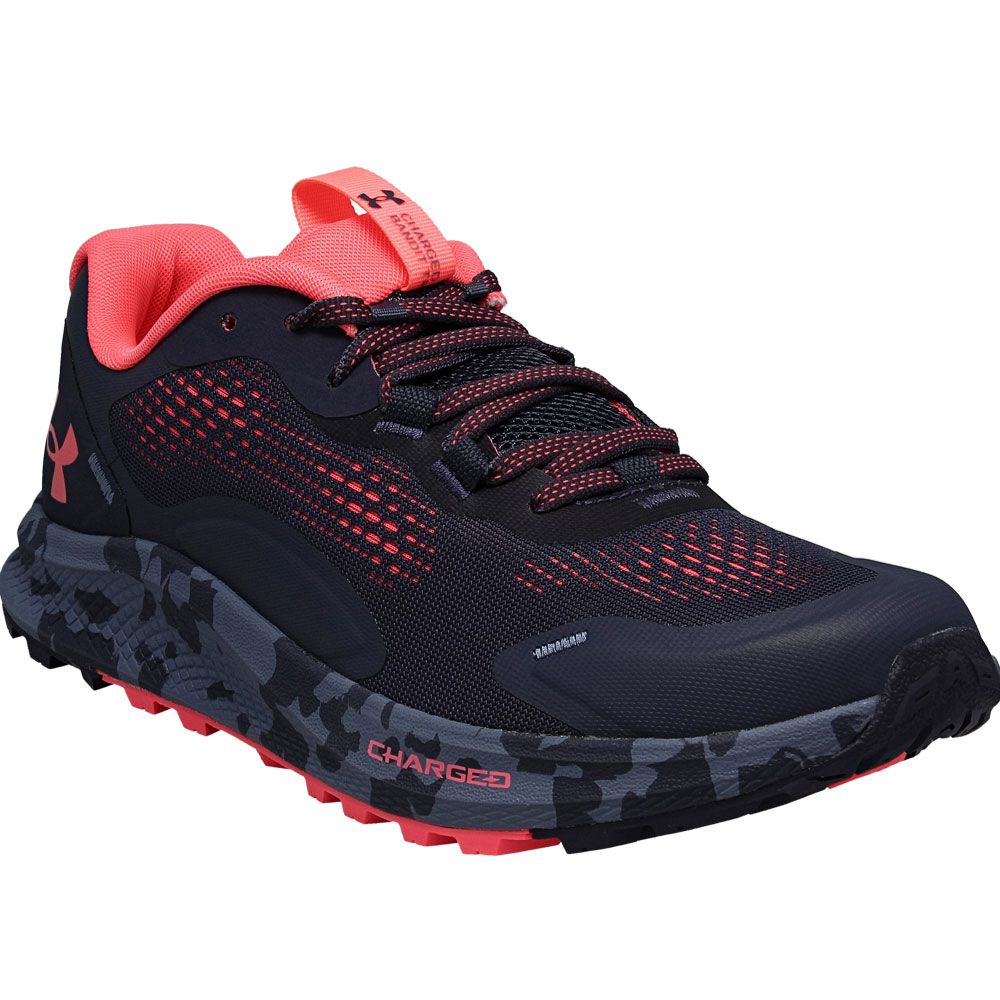 Under Armour Charged Bandit TR 2 Trail Running Shoes - Womens Grey Red