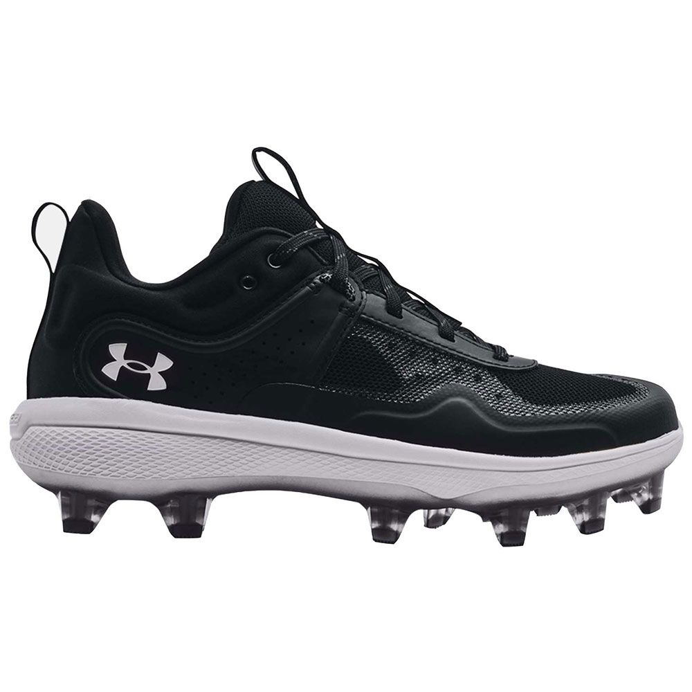 Under Armour Glyde Mt TPU FP Softball Cleats - Womens Black White