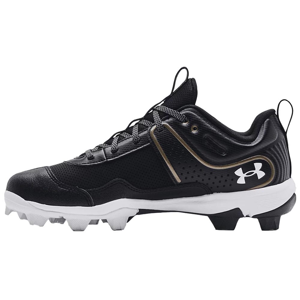 Under Armour Glyde RM Womens Softball Cleats Black Back View