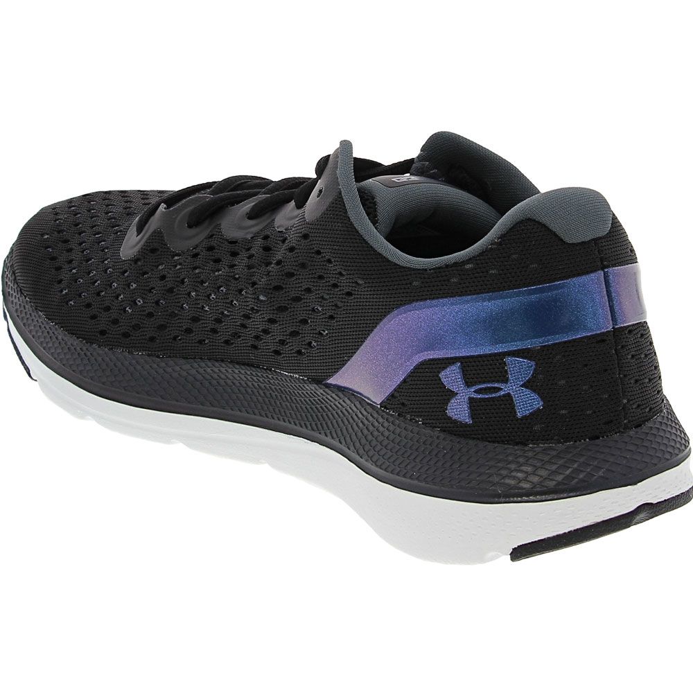 Under Armour Charged Impulse Shft Running Shoes - Womens Black Back View
