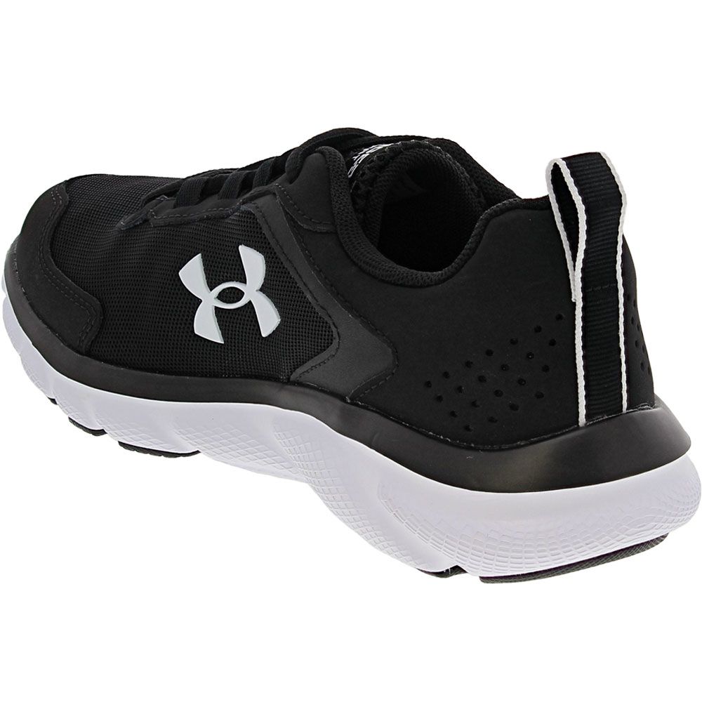 Under Armour Charged Assert 9 Running Shoes - Womens Black Back View