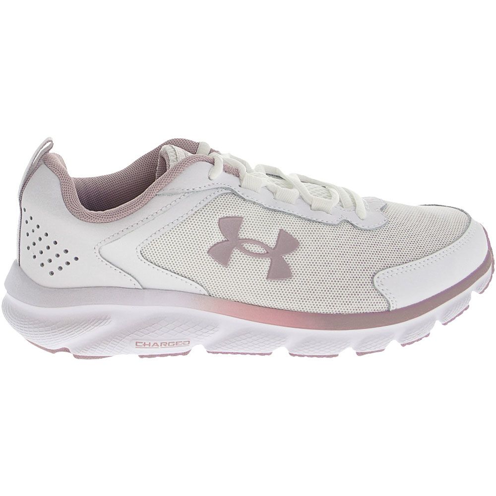 Under Armour Women's Charged Assert 9 Running Shoe, Black \ White,7.5 M US