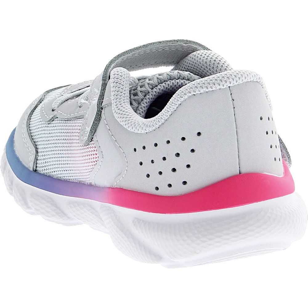 Under Armour Assert 9 AC Athletic Shoes - Baby Toddler Halo Grey Lavender Back View