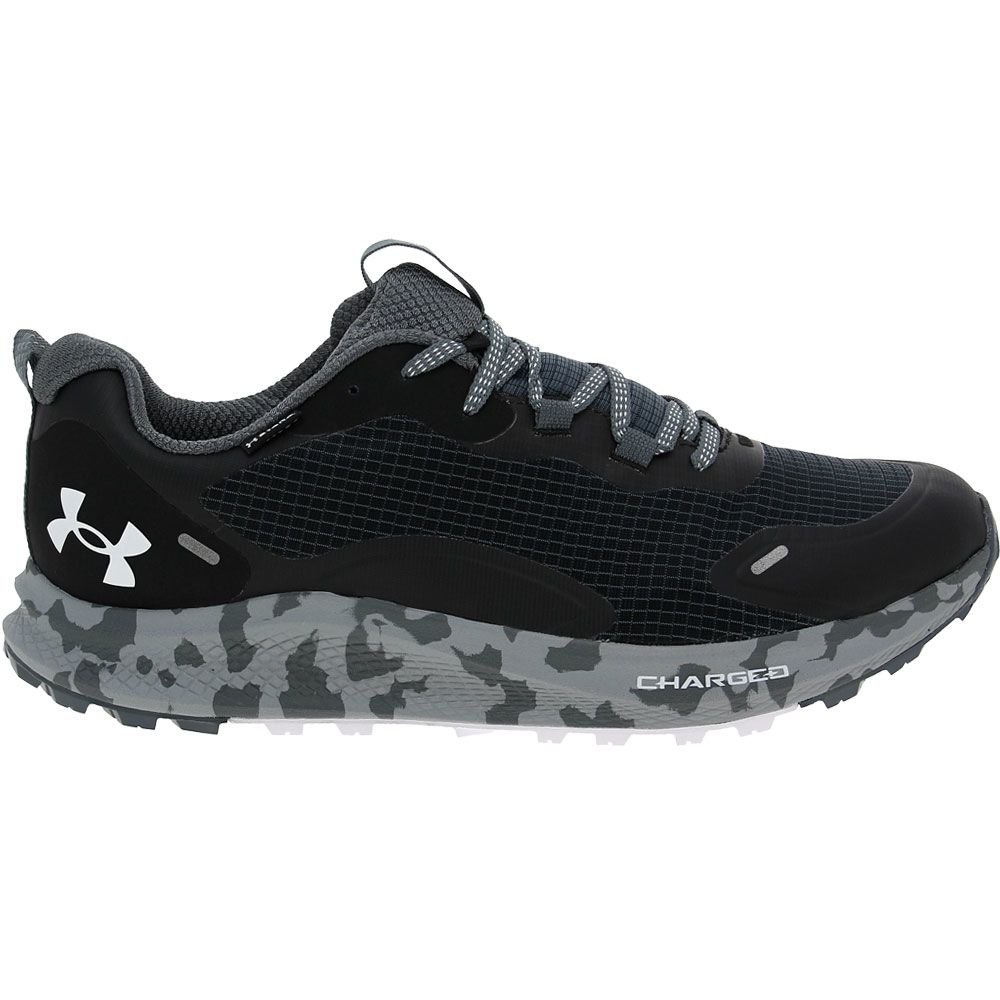 Under Armour Charged Bandit TR 2 SP Trail Running Shoes - Mens Black Grey Side View