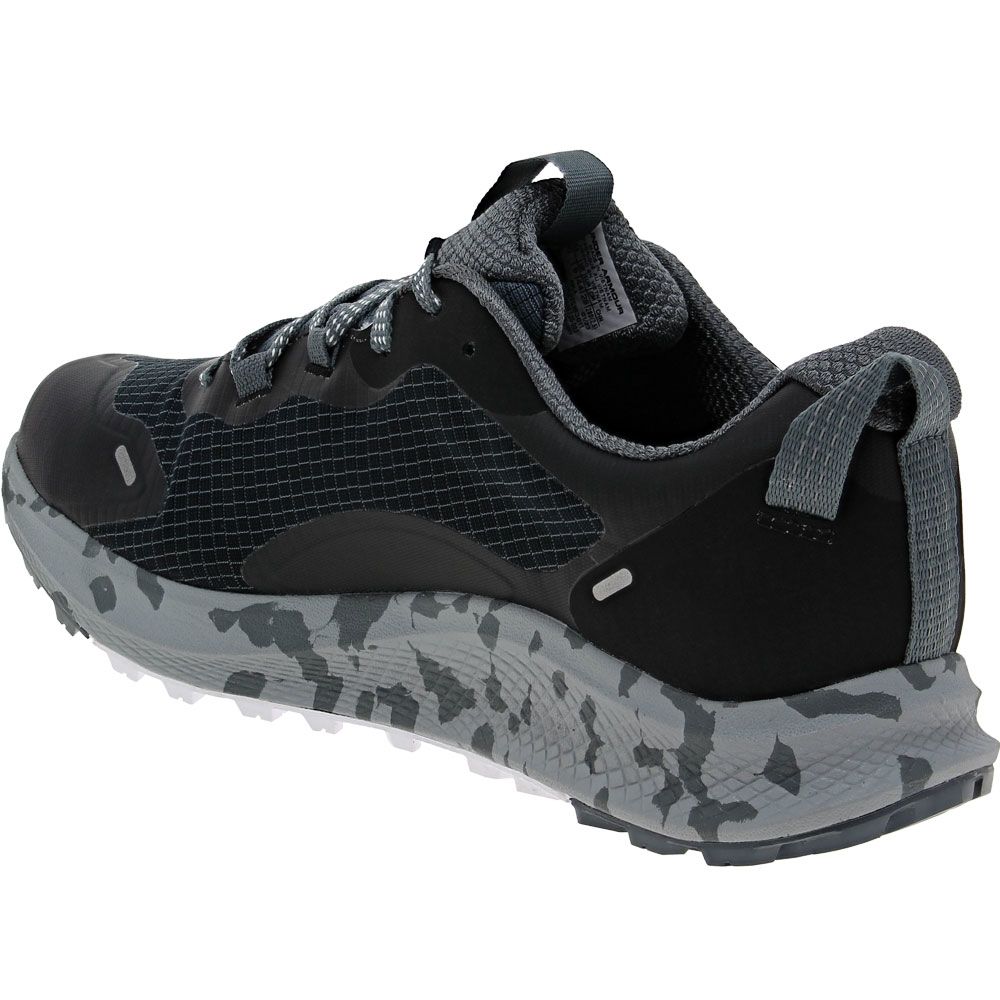 Under Armour Charged Bandit TR 2 SP Trail Running Shoes - Mens Black Grey Back View