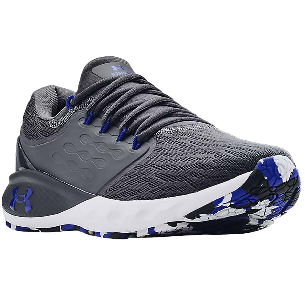 Under Armour Charged Vantage Marble Running Shoes - Mens Pitch Gray Royal