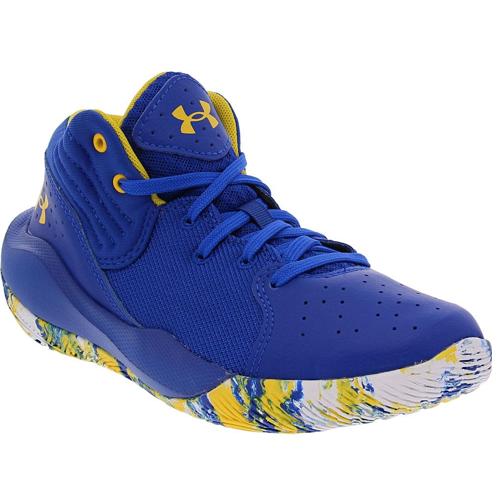 Under Armour Jet 2021 Ps Basketball - Kids Royal Yellow