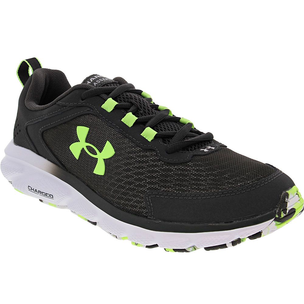 Under Armour Charged Asser 9 Marble Running Shoes - Mens Jet Grey