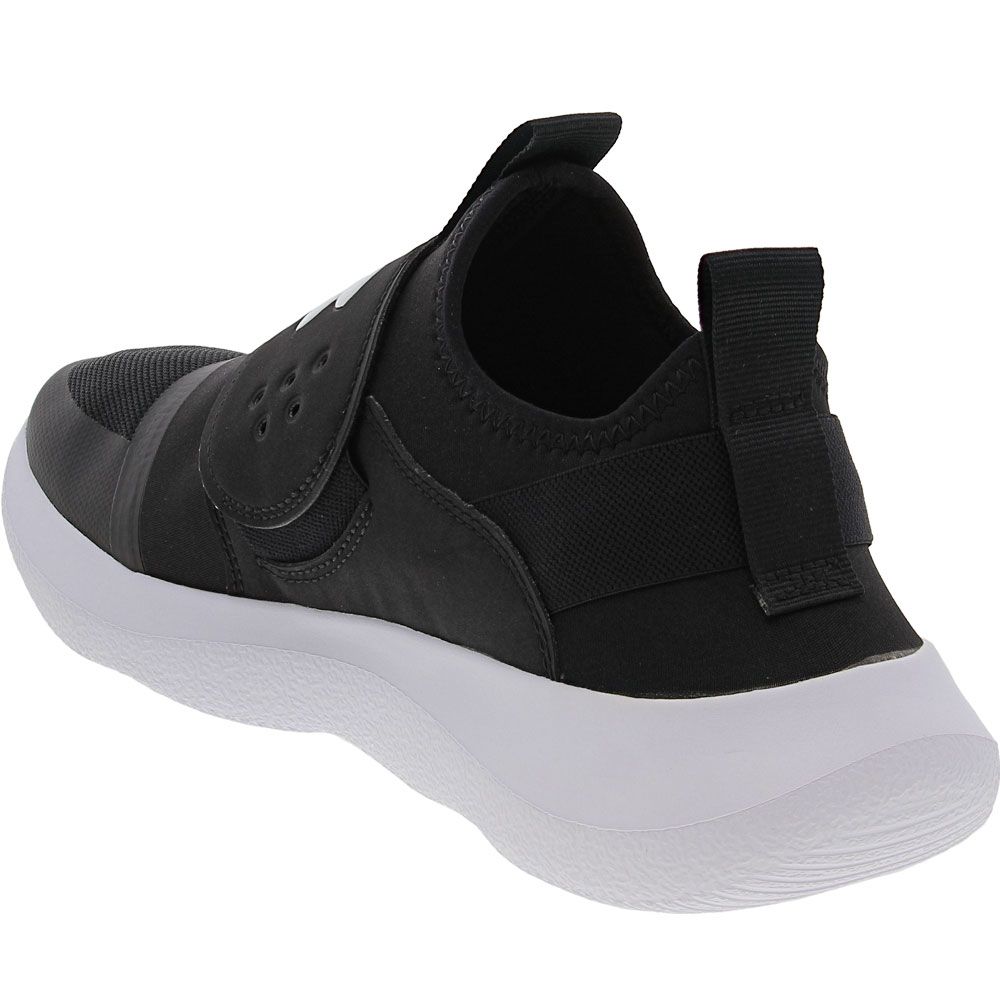 Under Armour Runplay Running Shoes - Mens Black White Back View