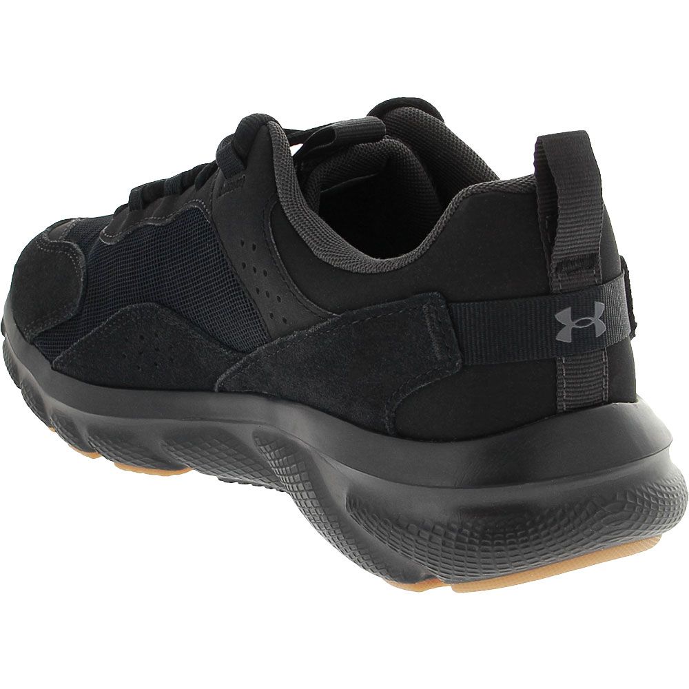 Under Armour Charged Verssert Running Shoes - Mens Black Back View