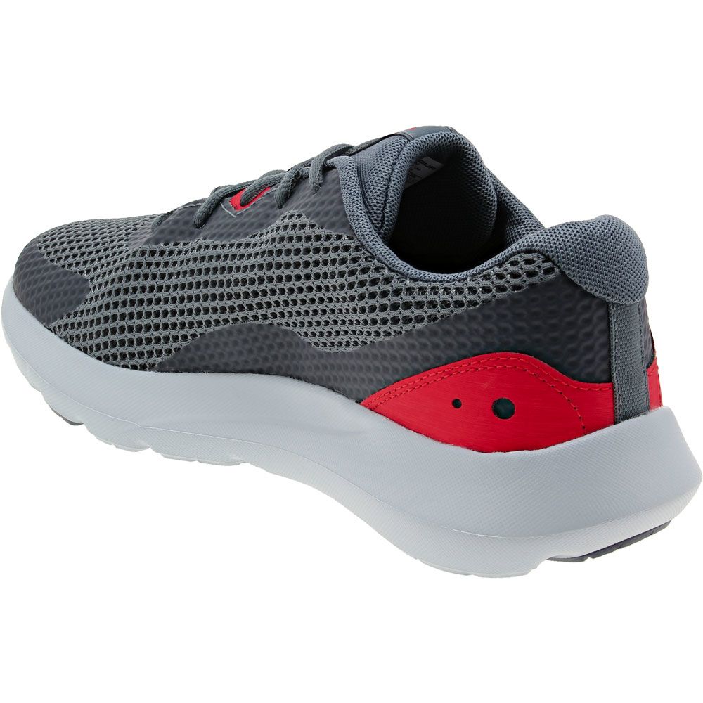 Under Armour Surge 3 Running Shoes - Mens Pitch Gray Back View