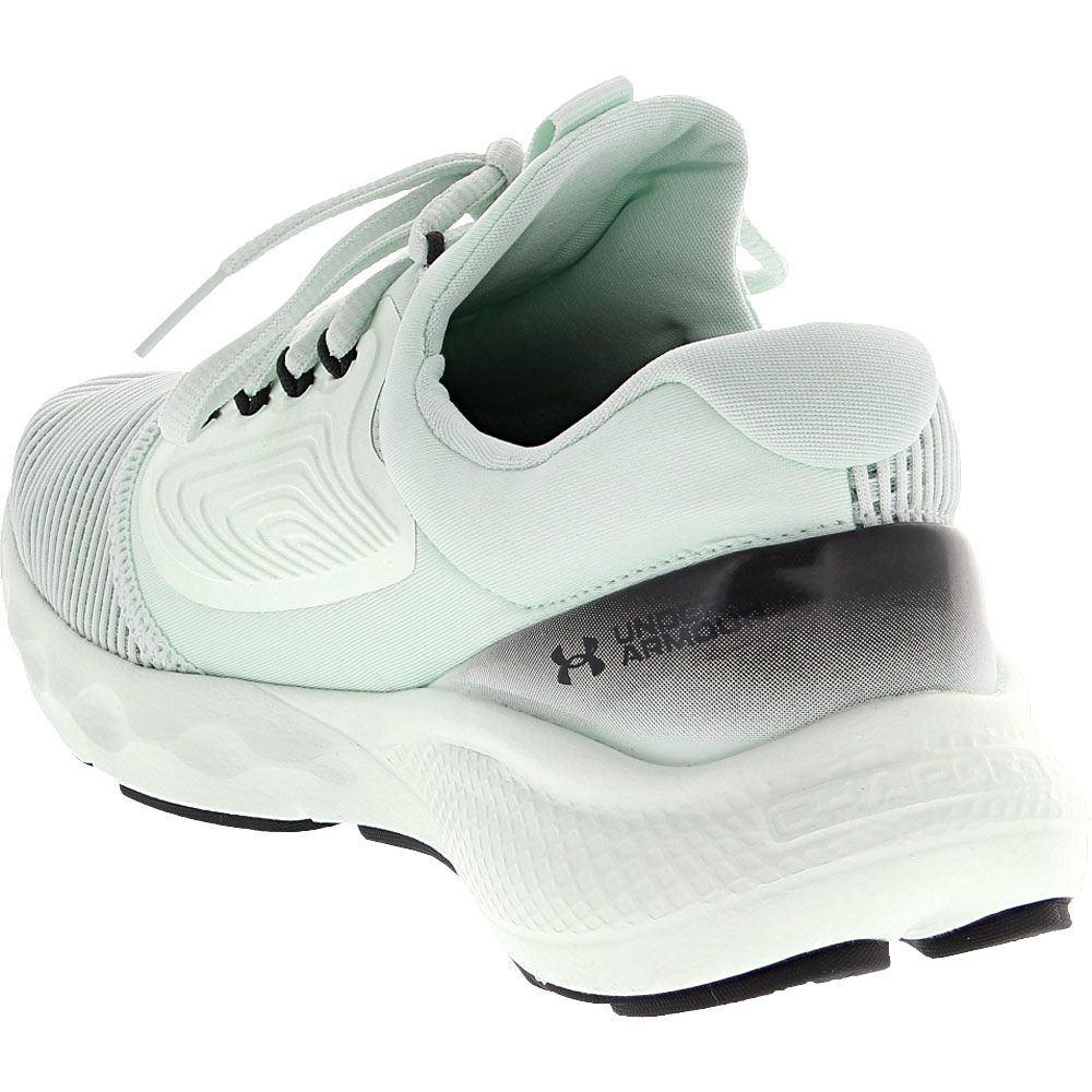 Under Armour Charged Vantage 2 Running Shoes - Womens Illusion Green Gray Back View
