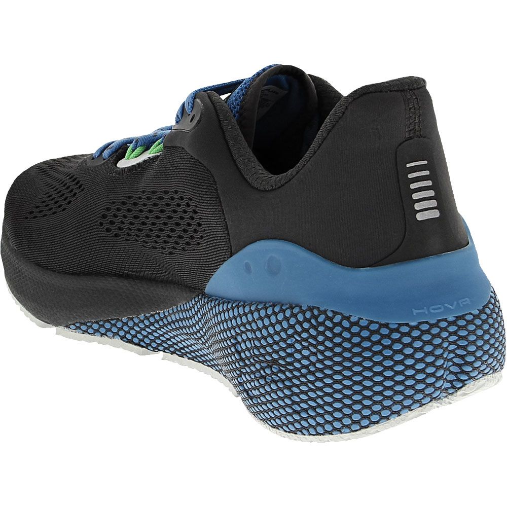 Under Armour Hovr Machina 3 Running Shoes - Mens Black Blue Green Back View