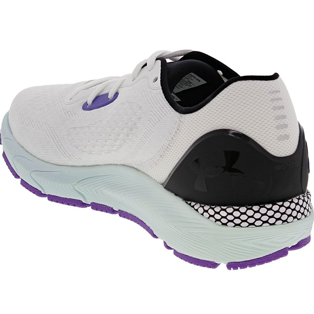 Under Armour Hovr Sonic 5 Running Shoes - Womens White Black Back View