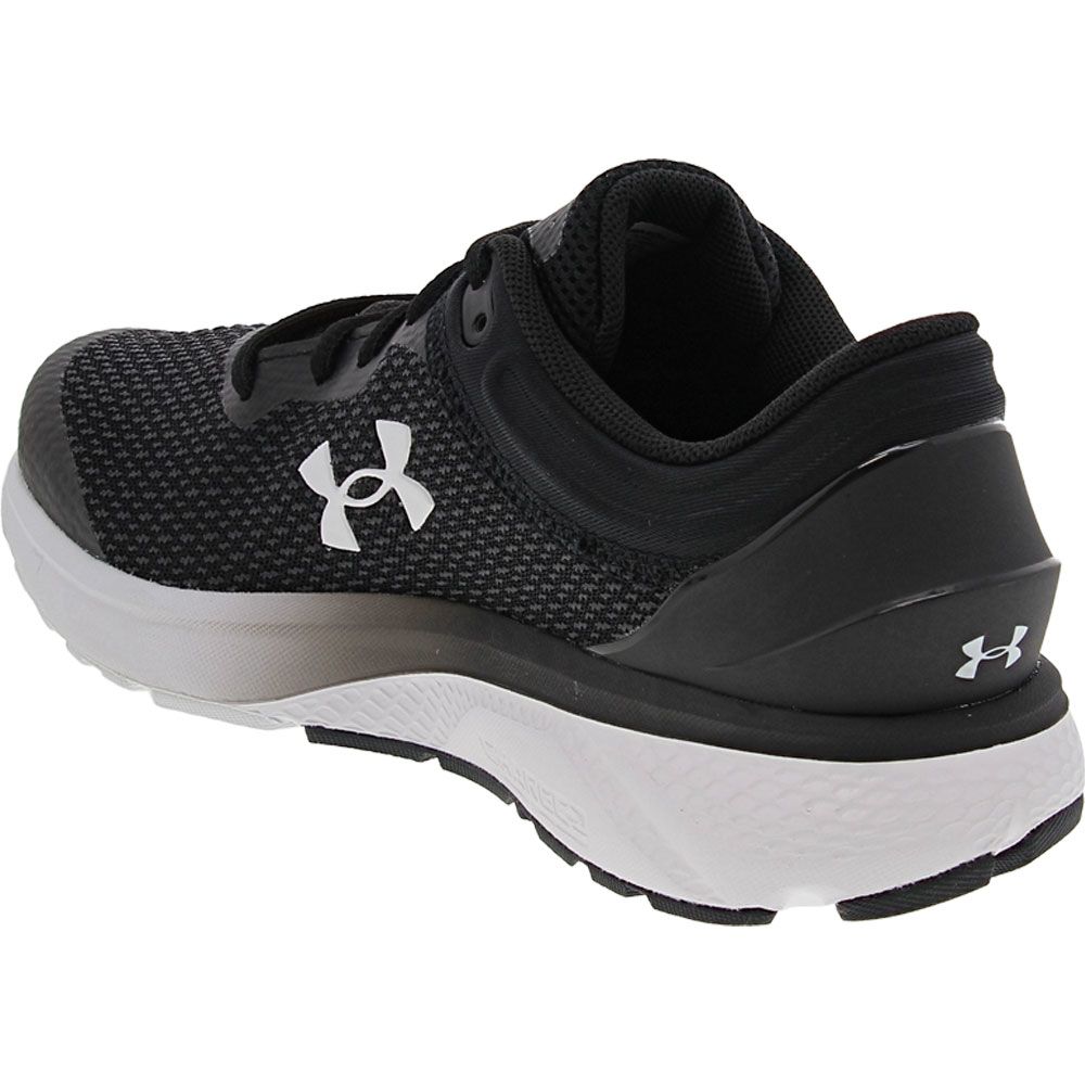 Under Armour Charged Escape3bl Running Shoes - Womens Black Back View