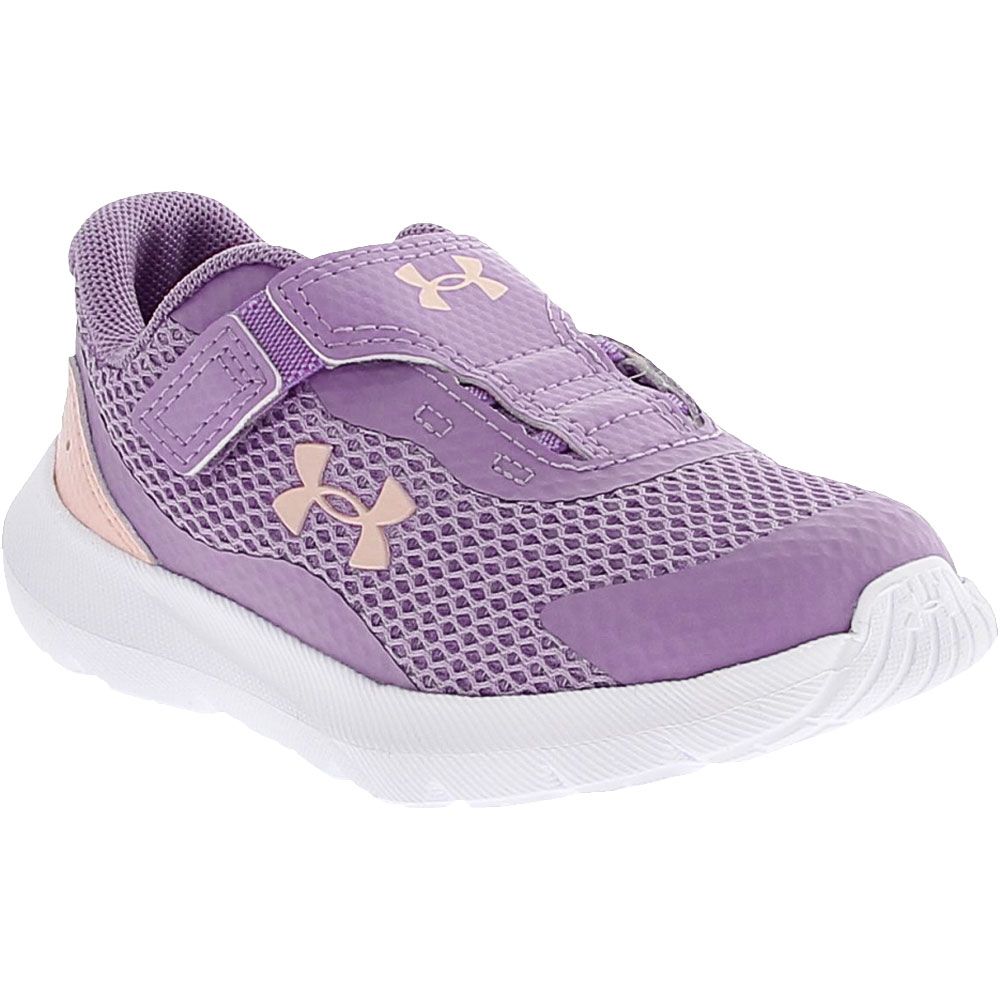 Under Armour Surge 3 AC Baby Toddler Athletic Shoes Purple Pink