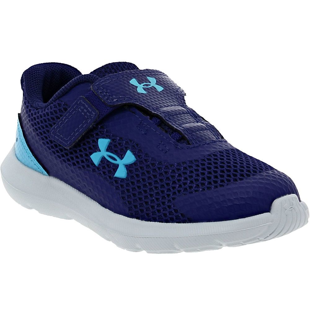 Under Armour Surge 3 AC Baby Toddler Athletic Shoes Sonar Blue Surf
