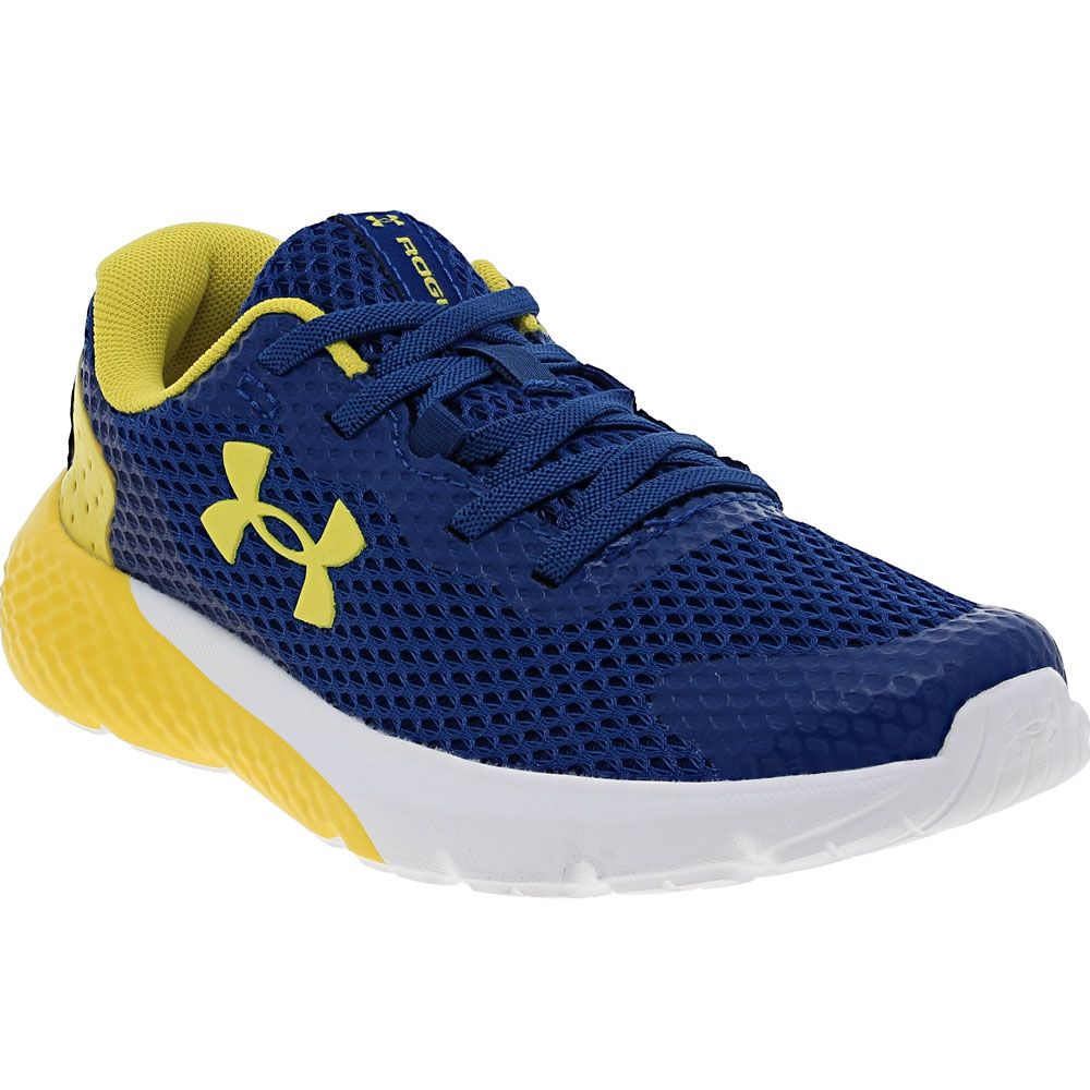 Under Armour Rogue 3 AL Kids Running Shoes Blue Yellow
