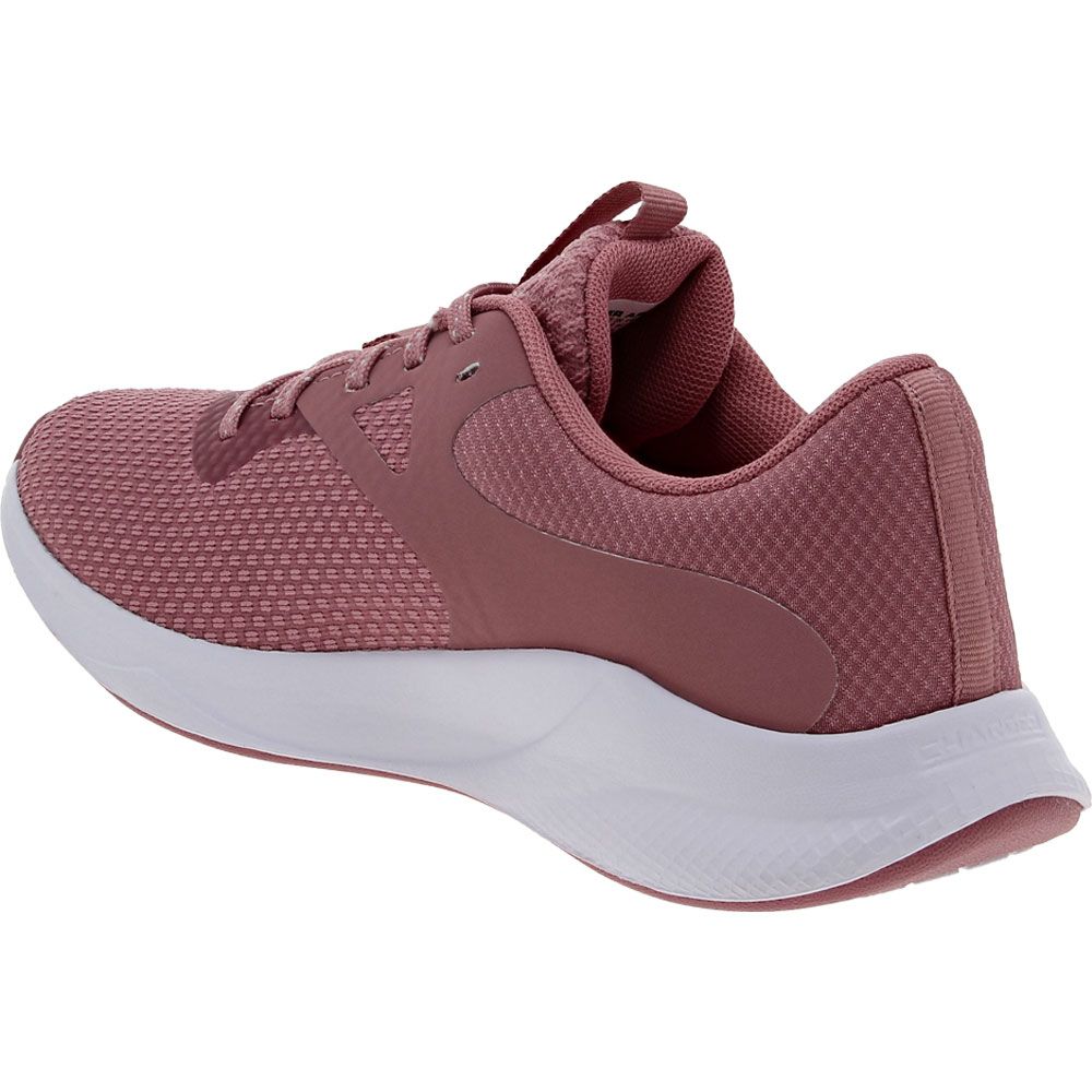 Under Armour Charged Aurora 2 Training Shoes - Womens Pink Silver Back View