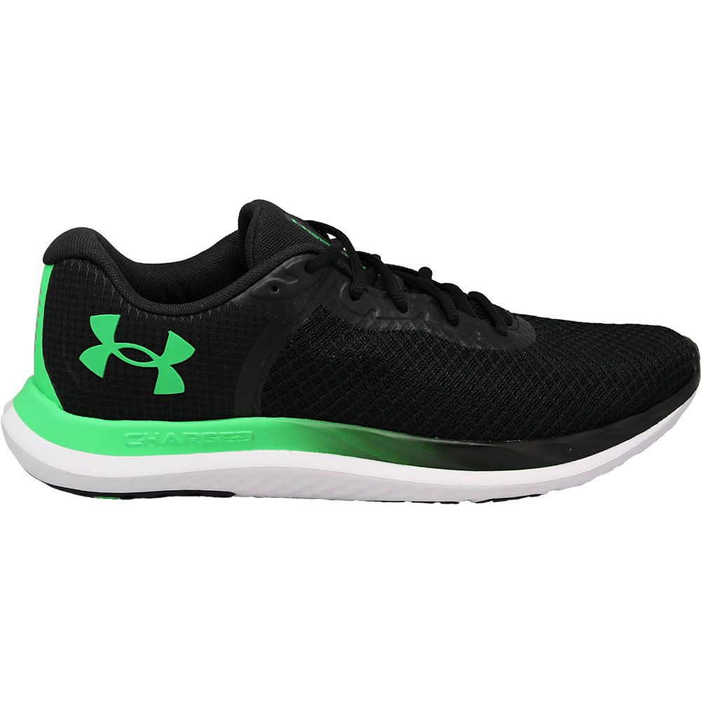 Under Armour Charged Breeze Running Shoes - Mens Black Green