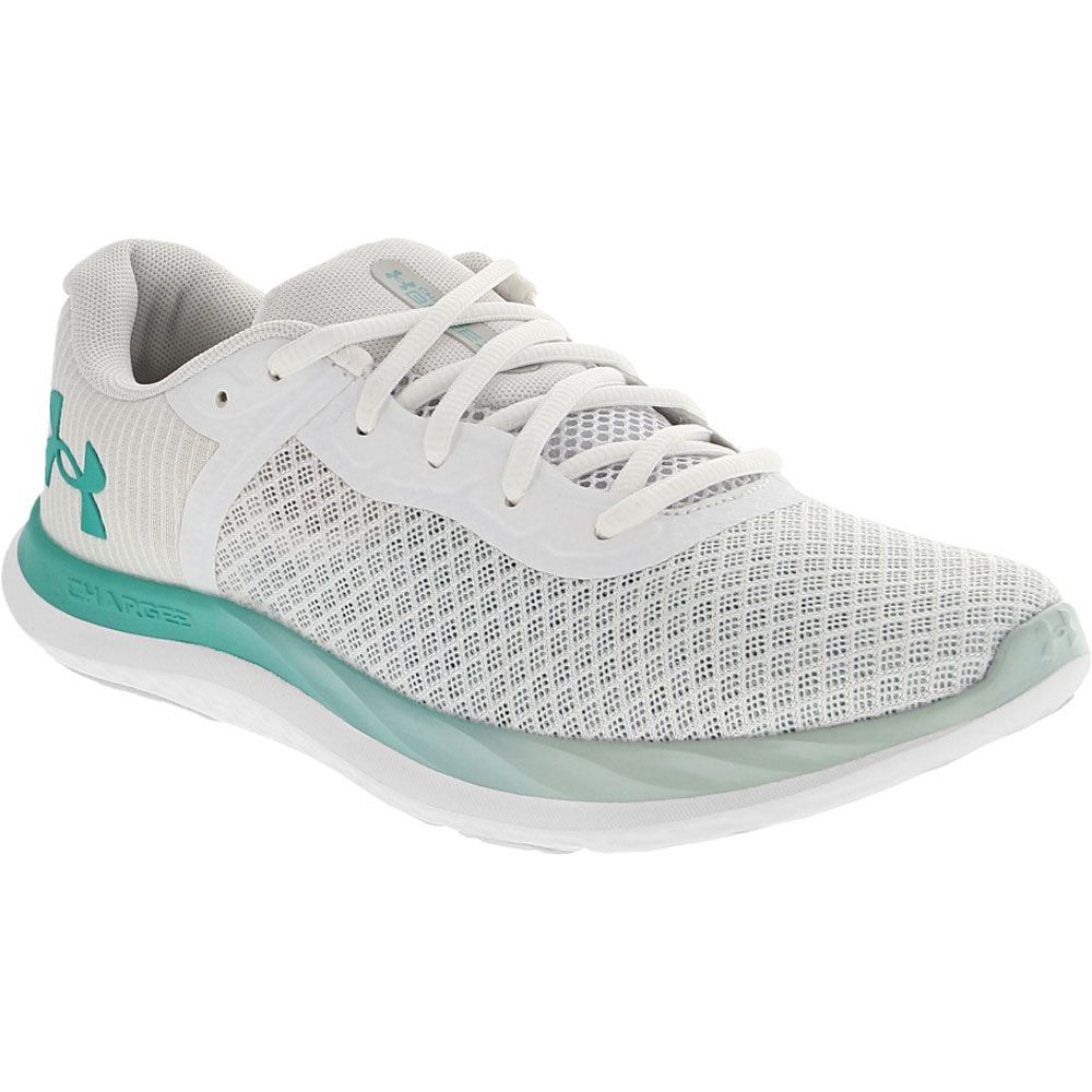 Under Armour Charged Breeze Running Shoes - Womens White Neptune
