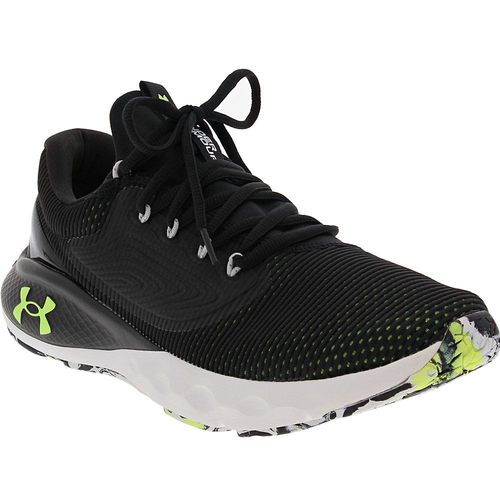 Under Armour Charged Vantage 2 Marble Running Shoes - Mens Black