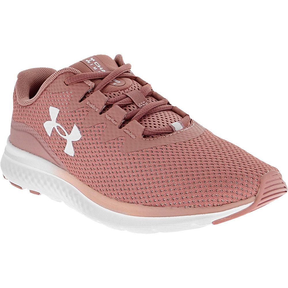 Under Armour Charged Impulse 3 Running Shoes - Womens Pink Elixir White