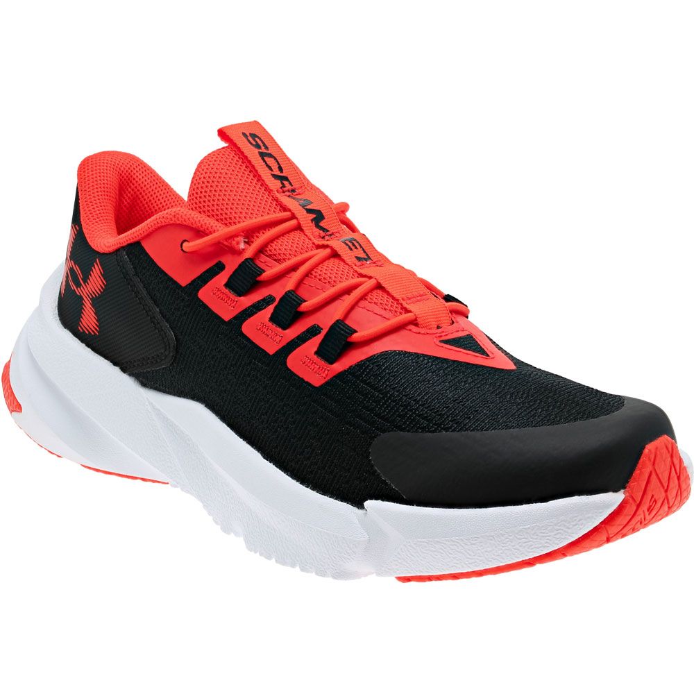 Under Armour Scramjet 5 PS Kids Running Shoes Black Red
