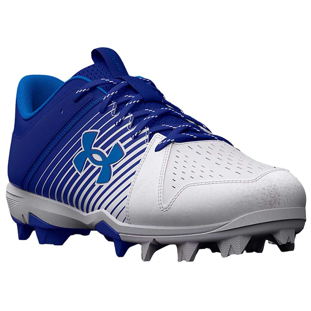 Under Armour Leadoff Rm Low Baseball Cleats - Mens Royal White Blue Circuit