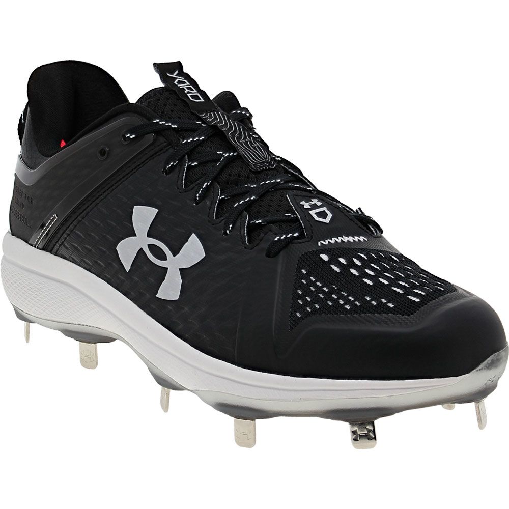 Under Armour Yard Mt Low Baseball Cleats - Mens Black