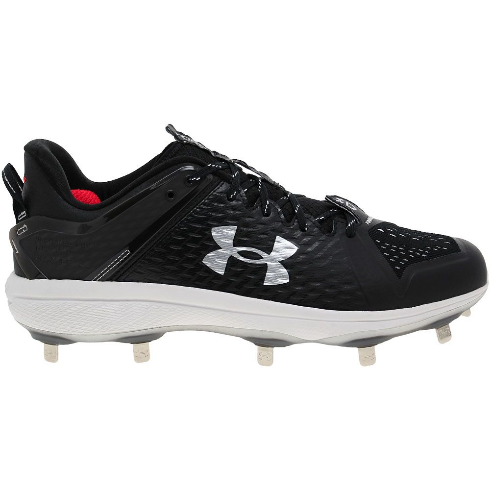 Under Armour Yard Mt Low Baseball Cleats - Mens Black